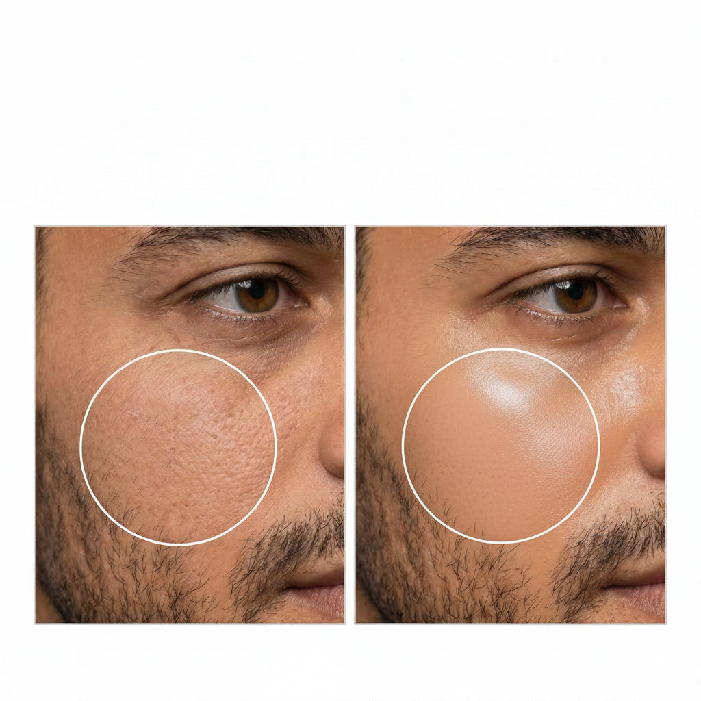 Nourishing Facial Oil - Before After Transformation | OLIRS Men's Skincare